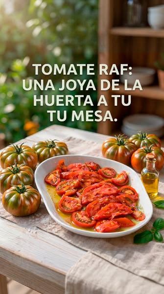 Tomate RAF Auténtico de Almería | Dulzor y Textura Premium